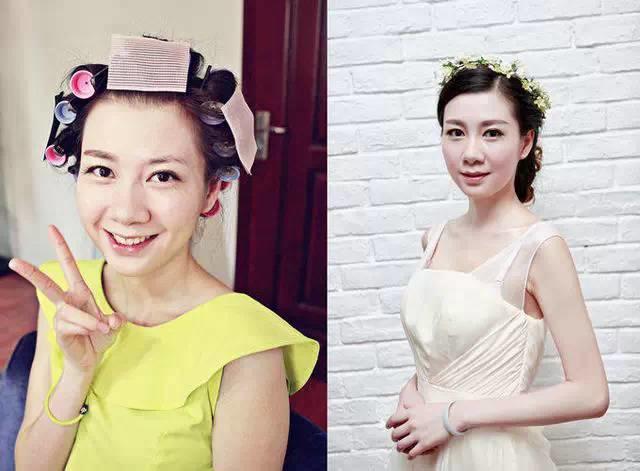 【吴越学校】新娘妆前妆后对比照，会“妆”就是那么任性！（附专业新娘化妆跟妆细节）