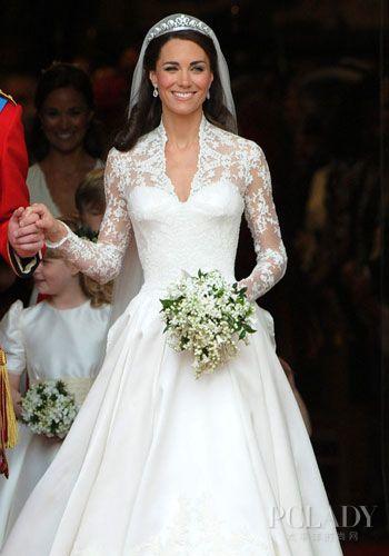 回顾大咖经典婚纱造型