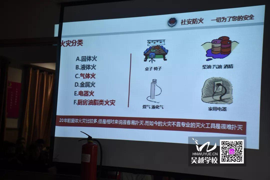 消防安全，生命至上——吴越学校消防安全知识讲座