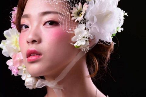 吴越学校化妆班作品